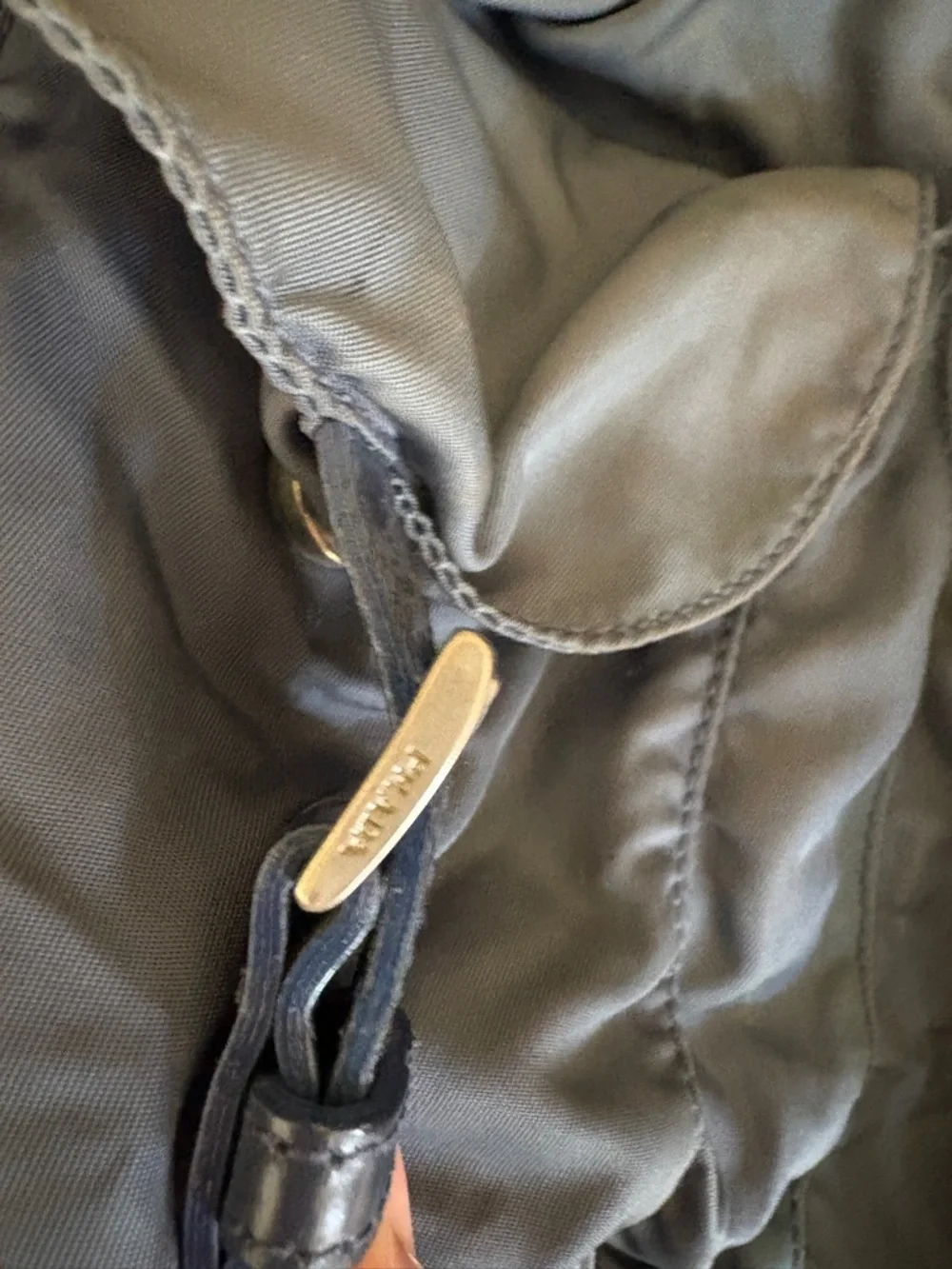 Prada vintage Navy Nylon Backpack - Picture 2 of 9